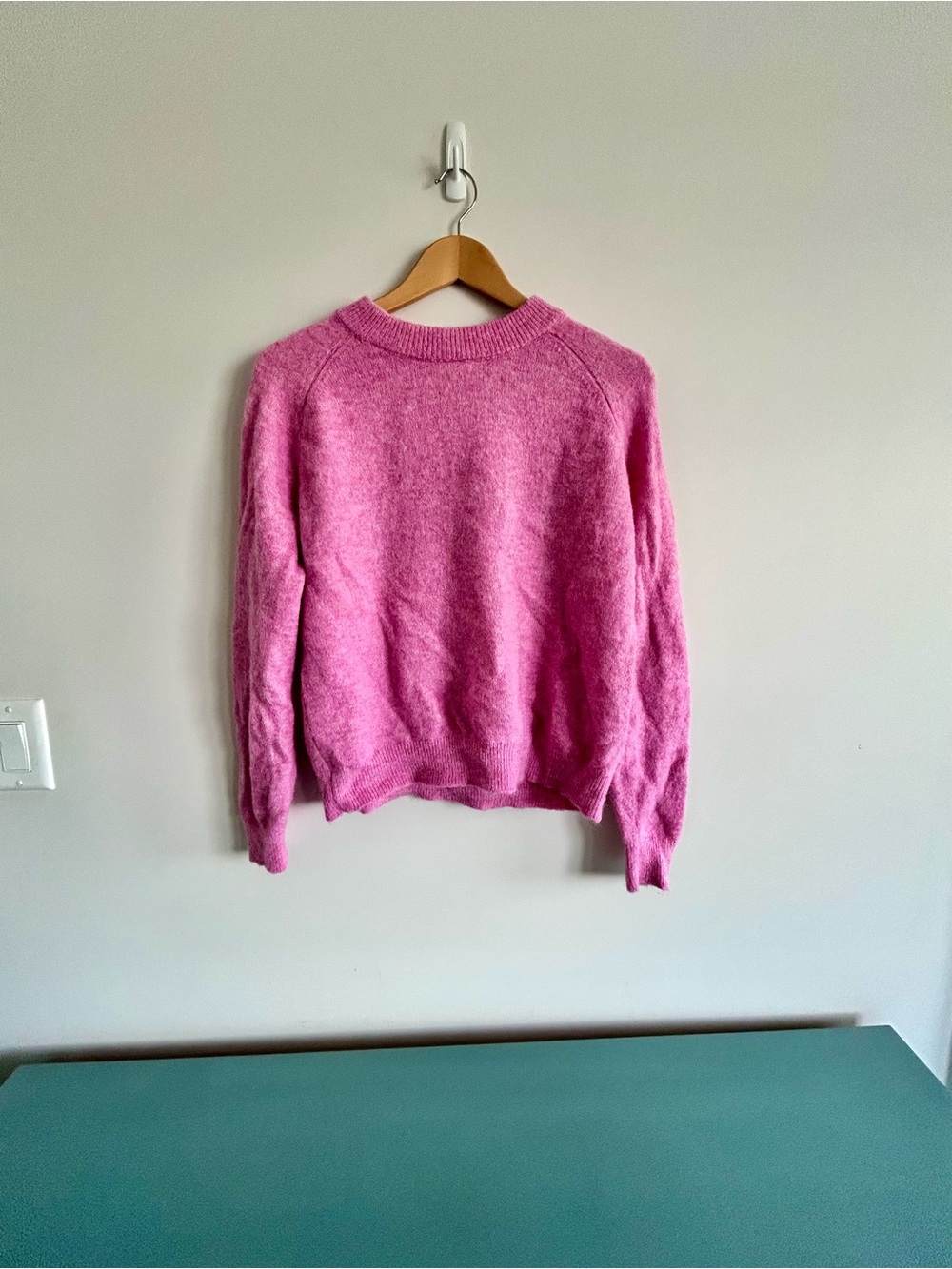 Zara Bubblegum Pink Crew Neck Sweater